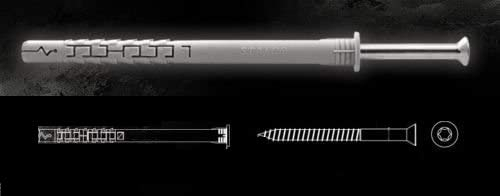 TXS Nageldübel 8 x 60 bis 10 x 200 mm Schlagdübel Dübel (8x80 Stück 50)