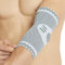 NEOtech Care Ellenbogenbandage - Bambusfaser & 3D-Strickgewebe - elastisch & atmungsaktiv - für Golf, Tennis, Sport - rechter oder linker Arm (Grau, 1 Einheit, Größe L)