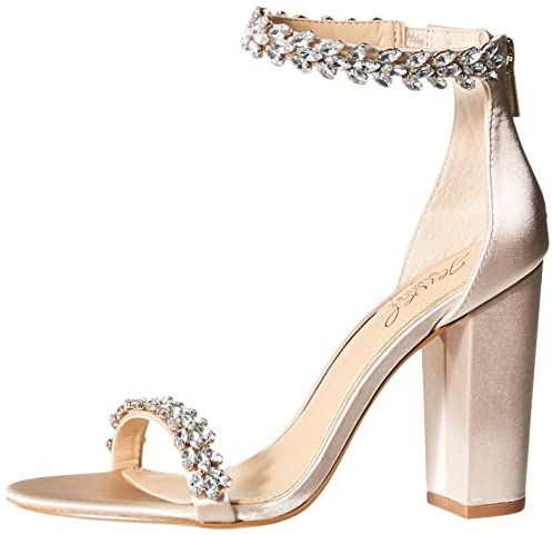 Jewel Badgley Mischka Mayra Abendschuh mit Knöchelriemen
