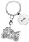 Amikado - Porte-clés Moto gravée avec Un prénom, Un nom ou Un Message (Metal brossé) Porte Clef personnalisable - Meilleure Papa - Idée Cadeau Personnalisé - Idée Cadeau Fête des Peres