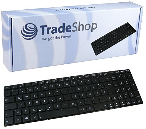 Original Tastatur Notebook Keyboard Ersatz Deutsch QWERTZ für Asus A550 A550C A550C A550CA A550CC A550D A550DP A550L A550LA A56CA F751 F751L F751LA F751LAV F751LDV F75LD (Deutsches Tastaturlayout)