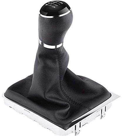 Schaltknauf 6-Gang und Rückwärtsgang Schaltknauf-Stick Drehknopf-Ersatzsatz Kofferraum-Kit Getriebe Shift Knop Gamasche Boot Cover für Passat B7 2011-2012