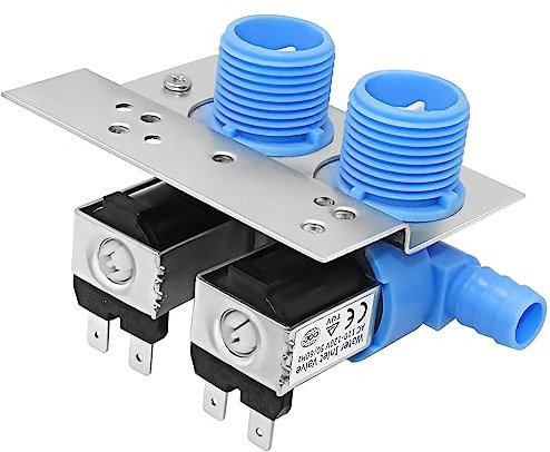 Válvula de entrada de agua para lavadora Whirlpool Kenmore Kitchen-Aid 285805 con soporte de montaje, reemplaza a 292197 3349451 3354565 KAWS850JQ4 LSQ8243HQ0 7MLSC9545JQ2Q243HQ0