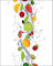 Estoralis Cocina| Estor Enrollable Diseño Moderno|Sin Taladrar Translúcido Estampado | Modelo C-1229 | 120 x 150 cm (Ancho/Alto) Tamaño Tela 117 x 150 cm | Estores para Ventanas y Puertas