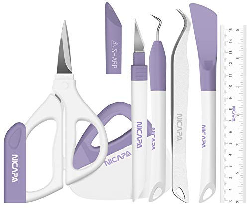 NICAPA Premium PU Vinyl Weeding Tools for Heat Transfer Vinyl HTV Paper Adhesive Vinyl Sheets for T-Shirts, Hats, Clothes and Other Textiles DIY Ironing
