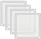 iYueMps 4Pack 140mm Dust Filter for Computer Cooler Fan Magnetic Frame PC Fan Dust Mesh PC Cooler Filter Dustproof PVC Cover Computer Fan Grills-White
