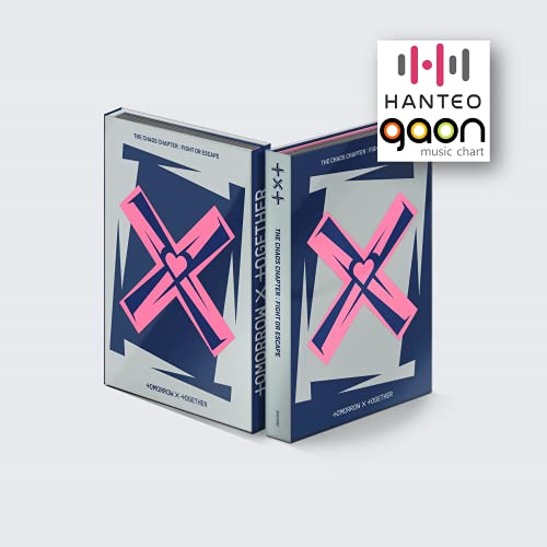 TXT - The Chaos Chapter : Fight OR Escape [Fight ver.] (2nd Album) Album+BolsVos K-POP Webzine (9p), Decorative Stickers, Photocards