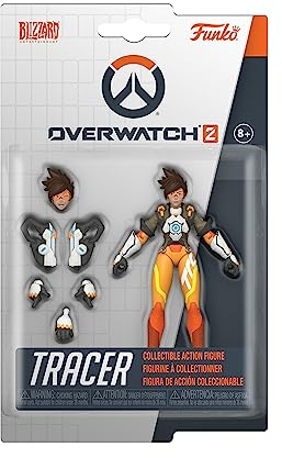 Funko Action Figure: OW 2- Tracer 3.75'' - Overwatch - Collectable Toy - Gift Idea - Official Merchandise - for Boys, Girls, Kids & Adults - Video Games Fans