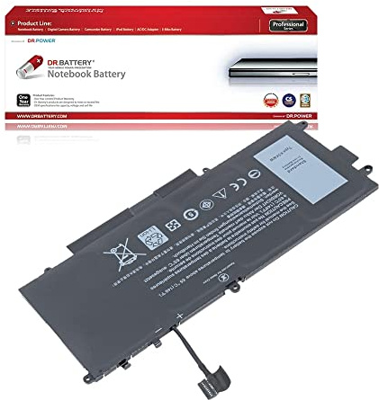 DR. BATTERY Laptop Akku für Dell K5XWW N18GG 725KY Latitude 5289 7389 7390 12 5289 E5289 [7.6V/7900mAh/60Wh]