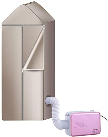 Milageto Secadora de Ropa portátil 600 W de Gran Capacidad Plegable de Bajo Ruido para Viajes Casa Apartamentos Camping, Violeta