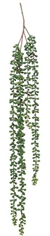 Atmosphera - Hängende künstliche Senecon-Pflanze - H37 cm - Grün