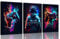 3Pcs Cool Gaming Wall Art Retro Video Game watercolor Posters Pictures Colorful Neon Gamepad Canvas Painting Prints for Boys Room Kids Game Room Accessories Bedroom Home Decoration Framed (Colorful,