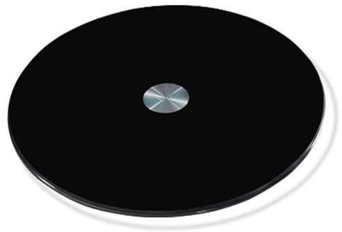 Tapa De Cristal para Mesa Redonda Tablero De Vidrio Redondas Vidrio Templado para Mesa De Comedor Diámetro 35cm ~ 100cm para Mesa De Comedor Cocina Jardín (Color : Turntable, Size : Ø 100cm(40Inch)