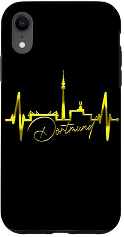 Dortmund Herzschlag Skyline Puls Ruhrpott I Love Dortmunder Hülle für iPhone XR
