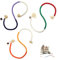 HLBKPX 3 Pack Durable Cat Chew Toys with Catnip - Kitten Teething Relief, Interactive Catnip-Infused Rope Toys for Indoor Cats, Teeth Cleaning & Stress Relief Fun Playtime