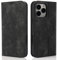 QLTYPRI Wallet Case for iPhone 16 Pro 6.3 inch Compatible with Magsafe Charger, Magnetic Flip Folio PU Leather Phone Case with RFID Blocking Card Holder Slots Kickstand Shockproof Cover - Black