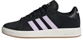 adidas Damen Grand Court Base 00S Shoes, Core Black/Ice Lavender/Off White, 40 EU