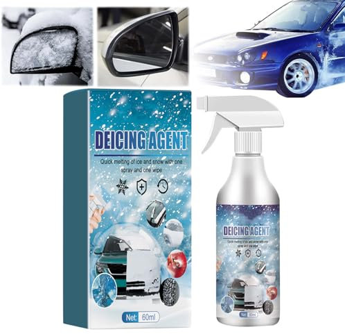 Spray antighiaccio per parabrezza auto, Spray antigelo per scioglimento neve, Spray antighiaccio per sbrinatore parabrezza auto, per parabrezza auto, finestre, specchietti, serrature a chiave (1PC)