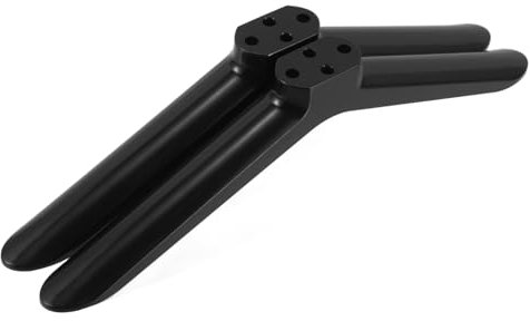 LIFKICH Base De TV Soporte para Televisores De Pantalla Plana 40 Pulgadas, Diseño Moderno Minimalista, Patas De Plástico Negro Tornillos, Soporte Versátil para Dormitorio y Escritorio