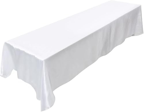 BIT.FLY Tischdecke Weiß, rechteckig weiße tischdecke groß, 335 x 228 cm, Polyester