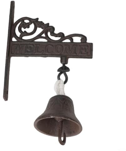 Unique Iron Bird Decorative Doorbell for Playhouse and Garden Wall Accents (A)