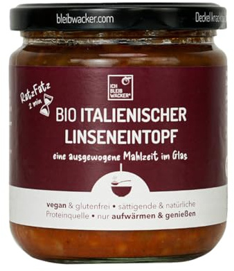 Italienischer Linseneintopf Bio, 380ml von bleibwacker.