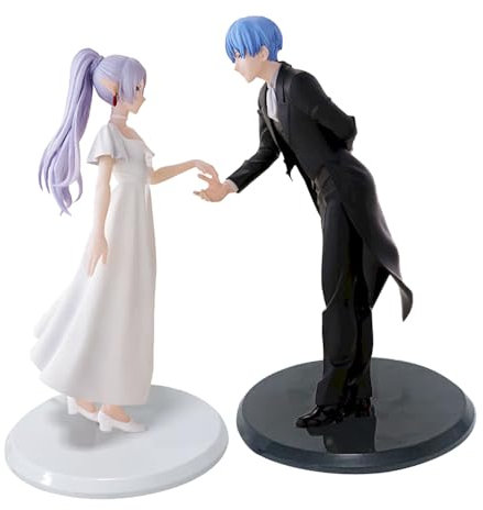 Zhongkaihua Anime-Figuren Frieren und Himmel, 18/20 cm, PVC, Uniform, Kleid, Modell, Statue, Actionfigur, Desktop-Dekoration, Sammlerstücke, Geschenke, 2 Stück