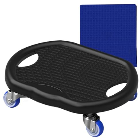 Bauchtrainer für zu Hause | Rollbrett Ab | Leises Bauchrollbrett mit Matte, zur Fettverbrennung am ganzen Körper, Bauchgewichtskontrolle für das Fitnessstudio