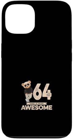 Hülle für iPhone 13 64. Geburtstag Junge Mädchen 64 Jahre Vierundsechzig