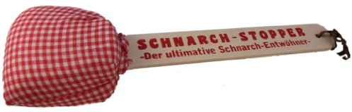 Out of the Blue Schnarch-Stopper aus Holz mit Kissen