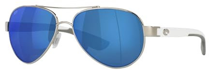 Costa Del Mar Polarized Sunglasses Womens-Loreto Aviator Sunglasses 580P 56