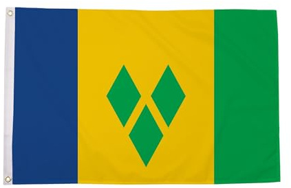 3Ft x 2Ft Flag St. Vincent klein Flagge