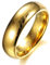 COPAUL Schmuck Herren Wolfram Wolframcarbid Hochglanz Poliert Partnerringe Freundschaftsringe Eheringe Trauringe Verlobung Ringe Band,Gold