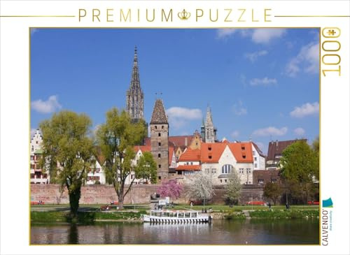 CALVENDO Puzzle ULM an der Donau | 1000 Teile Lege-Größe 64 x 48 cm Foto-Puzzle für glückliche Stunden