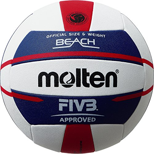 Molten Beach Volleyball Europe, Weiß/Blau/Rot,5