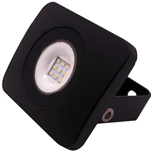*Premium* Slim Outdoor 30W LED Natural White Floodlight | Bright Wall Mounted Security IP65 Waterproof External Light | Low Profile Lamp Perfect for Garden, Driveway, Warehouse & Car Parks | Loops