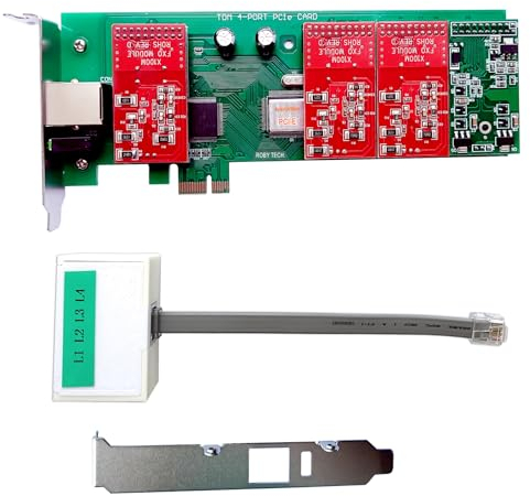 AEX410 mit 3 FXO + 1 FXS Ports, Asterisk Karte FXO Karte, PCI-e Stecker VoIP für IP PBX issabel, freepbx, asterisknow