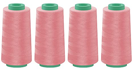 dalipo - Polyester Overlockgarn 4 x 2500m, rosa