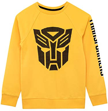 Transformers Boys Sweatshirt Yellow Age 5 to 6 Years