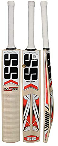 SS Men's Master Cricket Bat Cricketschläger, Beige, 5