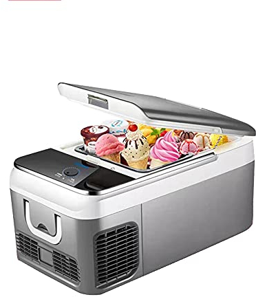 XIAOLIN Car Refrigerator, 12/24 Volt Portable 18L Fridge Freezer Cooler, Freezer For Breast Milk Storage Refrigeration, Rotomolded Construction
