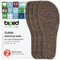 biped minimal sole Zubiri - 2 Paar Einlegesohlen für Barfußschuhe - Filzsohlen aus echtem Wollfilz - passen in Minimalschuhe für Erwachsene und Kinder(44)