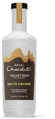 Hotel Chocolat Salted Caramel Velvetised Chocolate Cream - Award-Winning Chocolate Cream, 500ml, 12% - Gifts For Birthday, Thank you, Father's day 2026