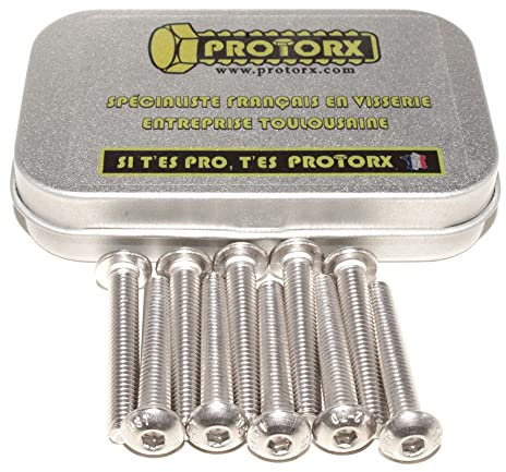Vis Inox Bombée Six Pans Creux M5 x 30mm : Boite 10pcs (TBHC) | À Métaux Tête Hexagonale - Acier Inoxydable Metal A2 | Visserie Quincaillerie Bricolage Réparation Pour Usage Exterieur-Interieur