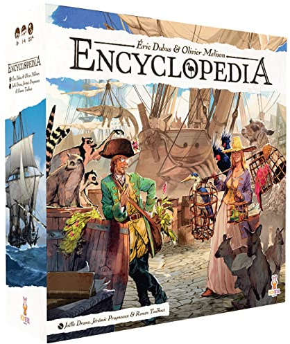 Holy Grail Games Encyclopedia - Dice Based Worker Placement Board Game, Ages 14+, 1-4 Players