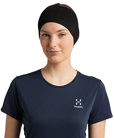 Haglöfs Unisex L.i.m Pace Stirnband Hut, True Black, One Size
