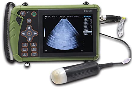 LMEIL Veterinär-Ultraschallgerät Mit 3,5 MHz Mechanischer Sektorsonde Für Schafe, Hunde, Katzen Und Schweine, Schätzung Der Anzahl Der Föten, Fötaler Herzschlag