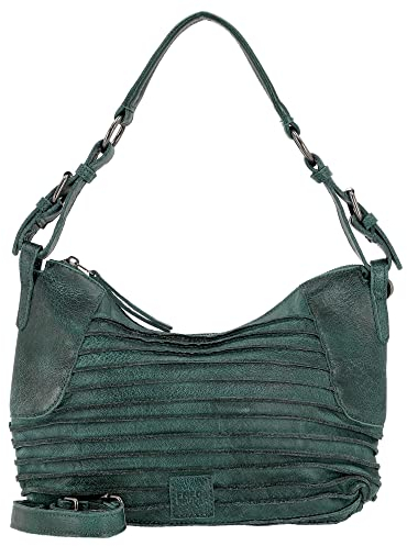 FREDsBRUDER Riffel Fectors Midi Hobo - Schultertasche 33 cm emerald