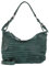 FREDsBRUDER Riffel Fectors Midi Hobo - Schultertasche 33 cm emerald