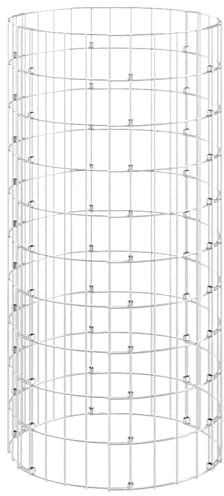 ZHOUMIN Gartenkomposter, Komposter, Schnellkomposter, Composter, Compost Bin, Komposttonne, Kompostbox, Kompostierbehälter, Ø50x100 cm Verzinkter Stahl